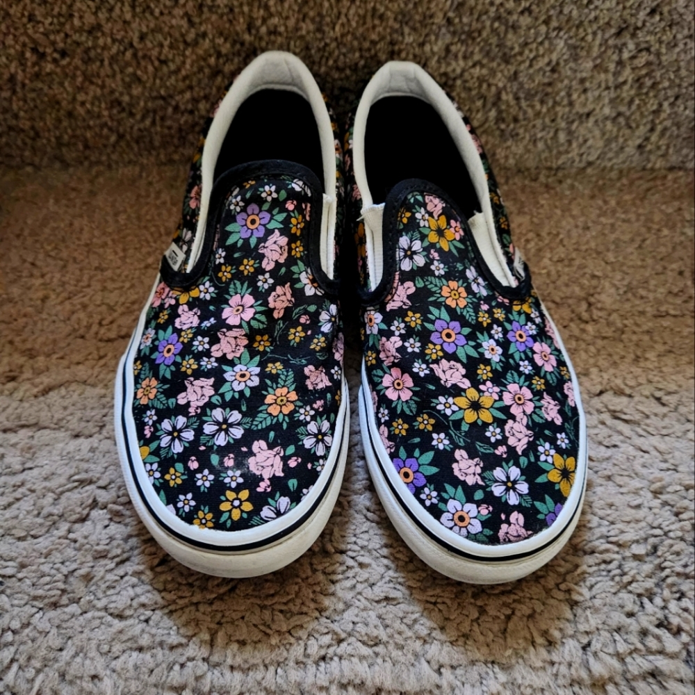 Junior Floral Slip On VANS